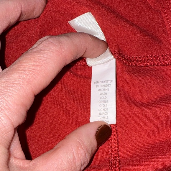 Lularoe Red Leggings - Picture 4 of 6